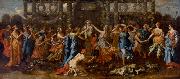 Nicolas Poussin Hymenaios Disguised as a Woman During an Offering to Priapus china oil painting reproduction